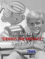 Jay North rose to fame as a child, playing Dennis Mitchell in the ''Dennis the Menace'' sitcom that ran from 1959 to 1963. The actor went on to star in the movies Zebra in the Kitchen and Maya. He reprised his role in a television series based on the latter. The Dennis character was based on the newspaper comic strip created by Hank Ketcham in 1951 and is still published in at least 1,000 papers in 48 countries and in 19 languages.